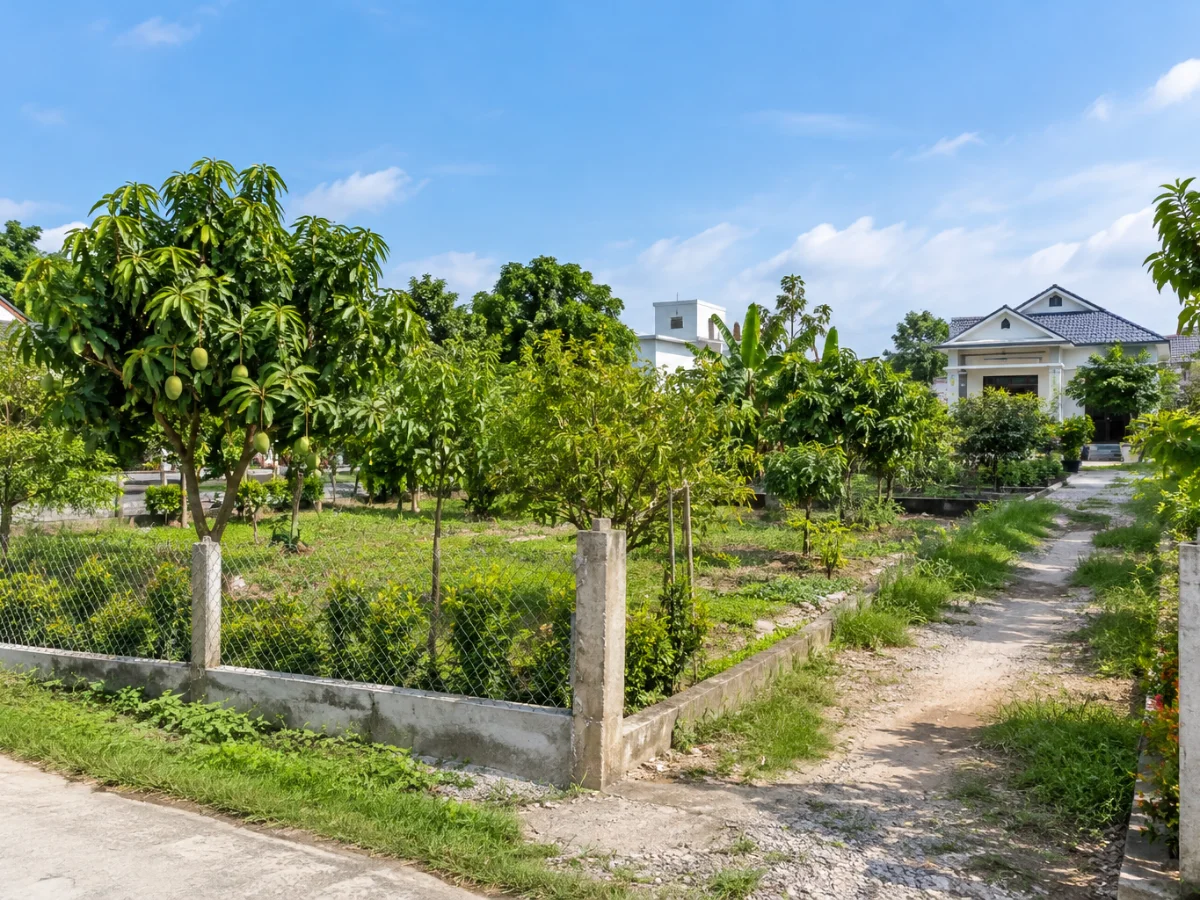 Đất vườn cây ăn trái ở ngoại ô